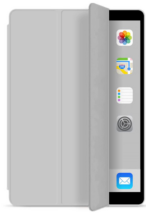 Чехол для планшета BeCover Tri Fold Soft TPU for Apple iPad mini 6 2021 Gray (706722) - Фото 1