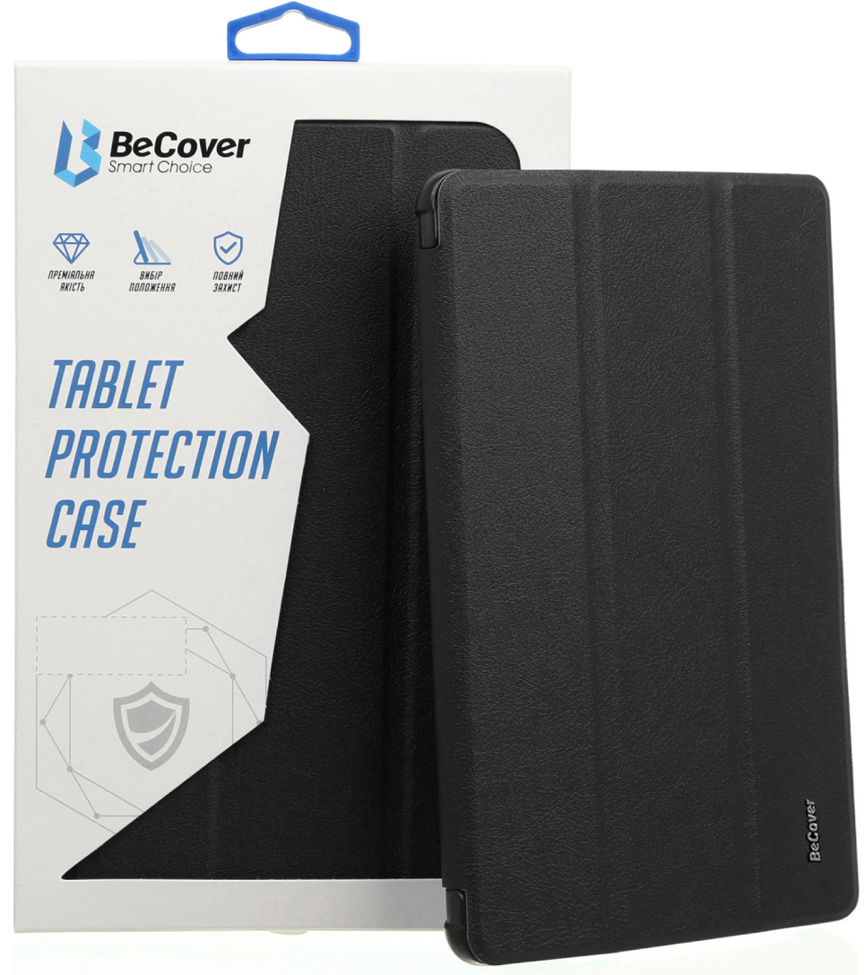 Чехол для планшета BeCover Tri Fold Soft TPU Silicone for Apple iPad 10.2 2019/2020/2021 Black (706881) - Фото 1