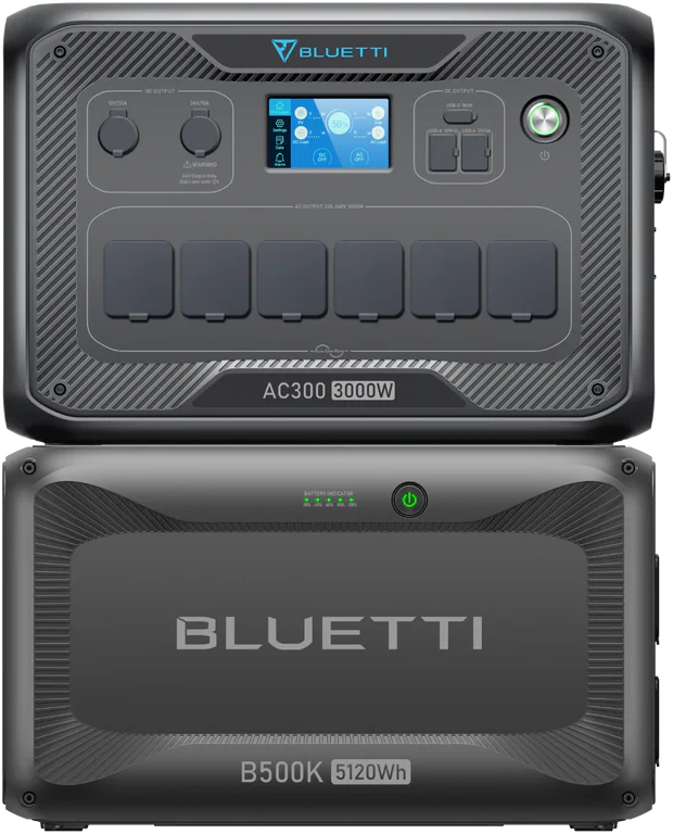 Зарядна станція універсальна Bluetti 3000W AC300+B500K - Фото 1