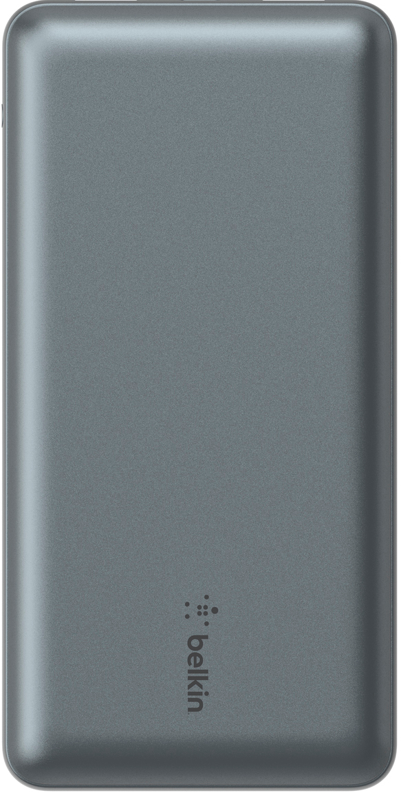 Батарея мобильная Belkin 20000мА·год, 15Вт, 2хUSB-A/USB-C Gray (BPB012BTGY) - Фото 1