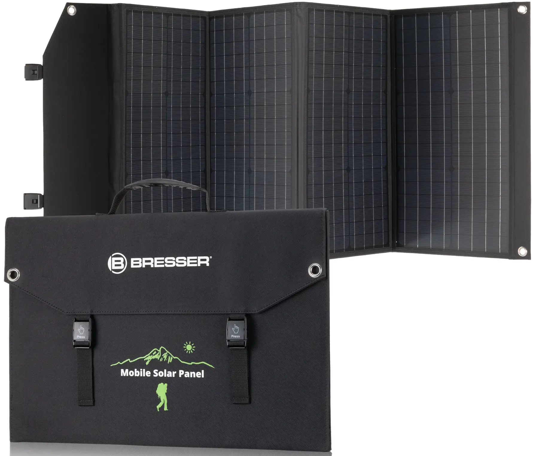 Портативная солнечная панель Bresser Mobile Solar Charger 120 Watt USB DC (3810070) - Фото 1