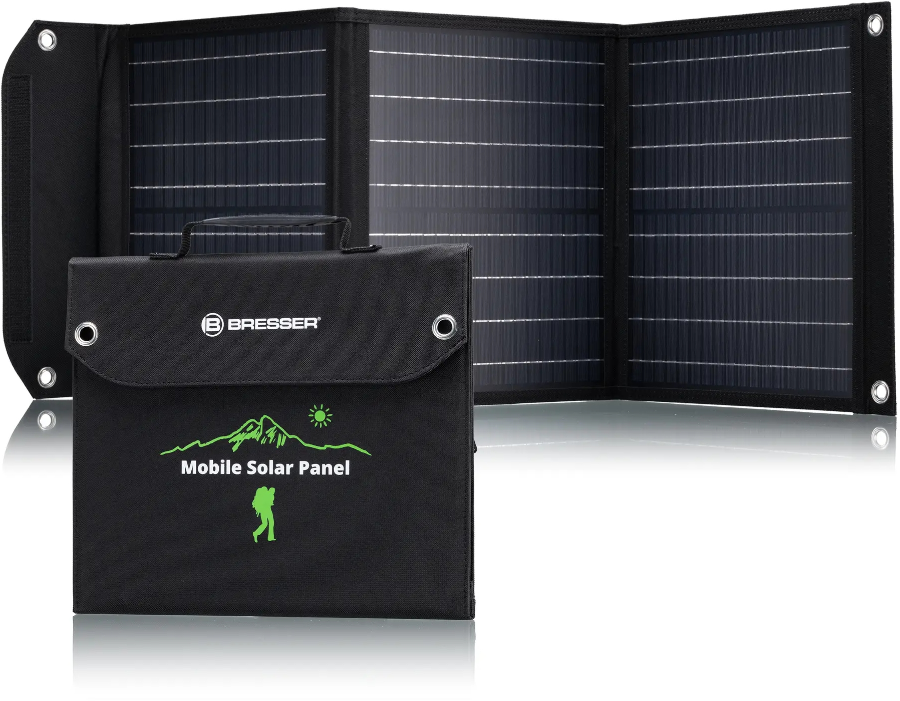 Портативная солнечная панель Bresser Mobile Solar Charger 40 Watt USB DC (3810040) - Фото 1