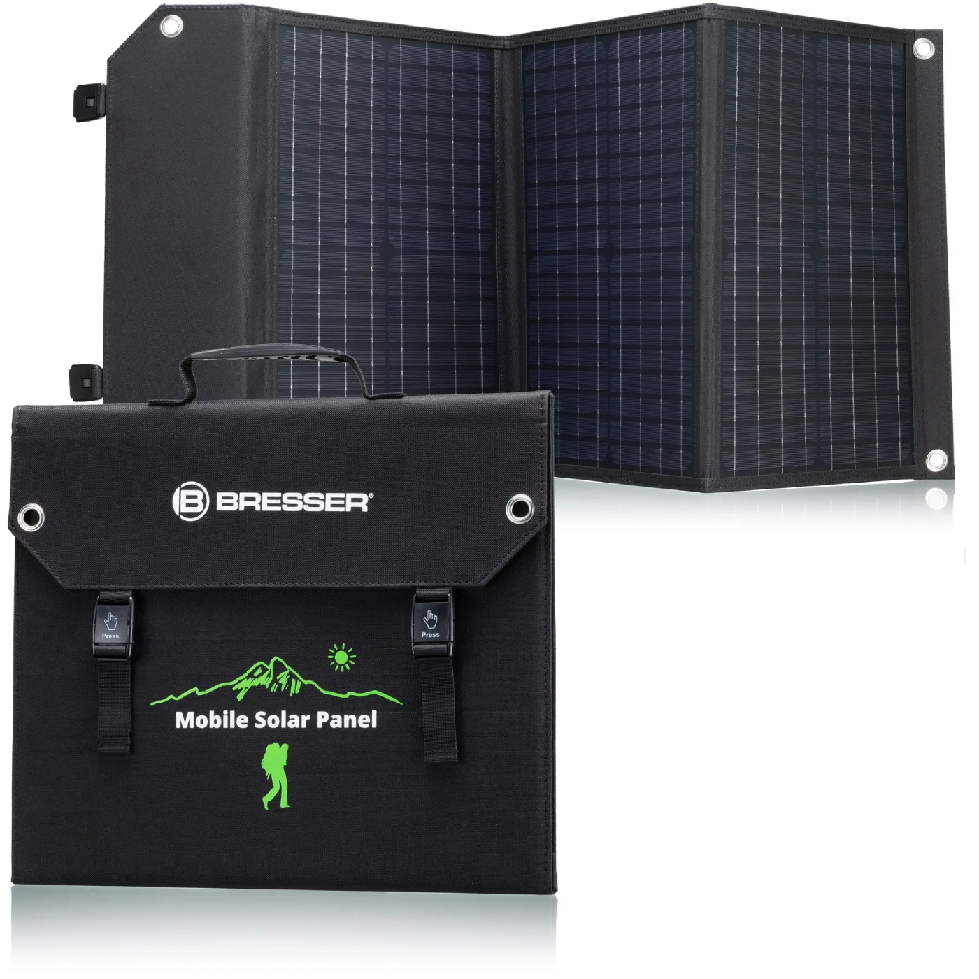 Портативная солнечная панель Bresser Mobile Solar Charger 60 Watt USB DC (3810050) - Фото 1