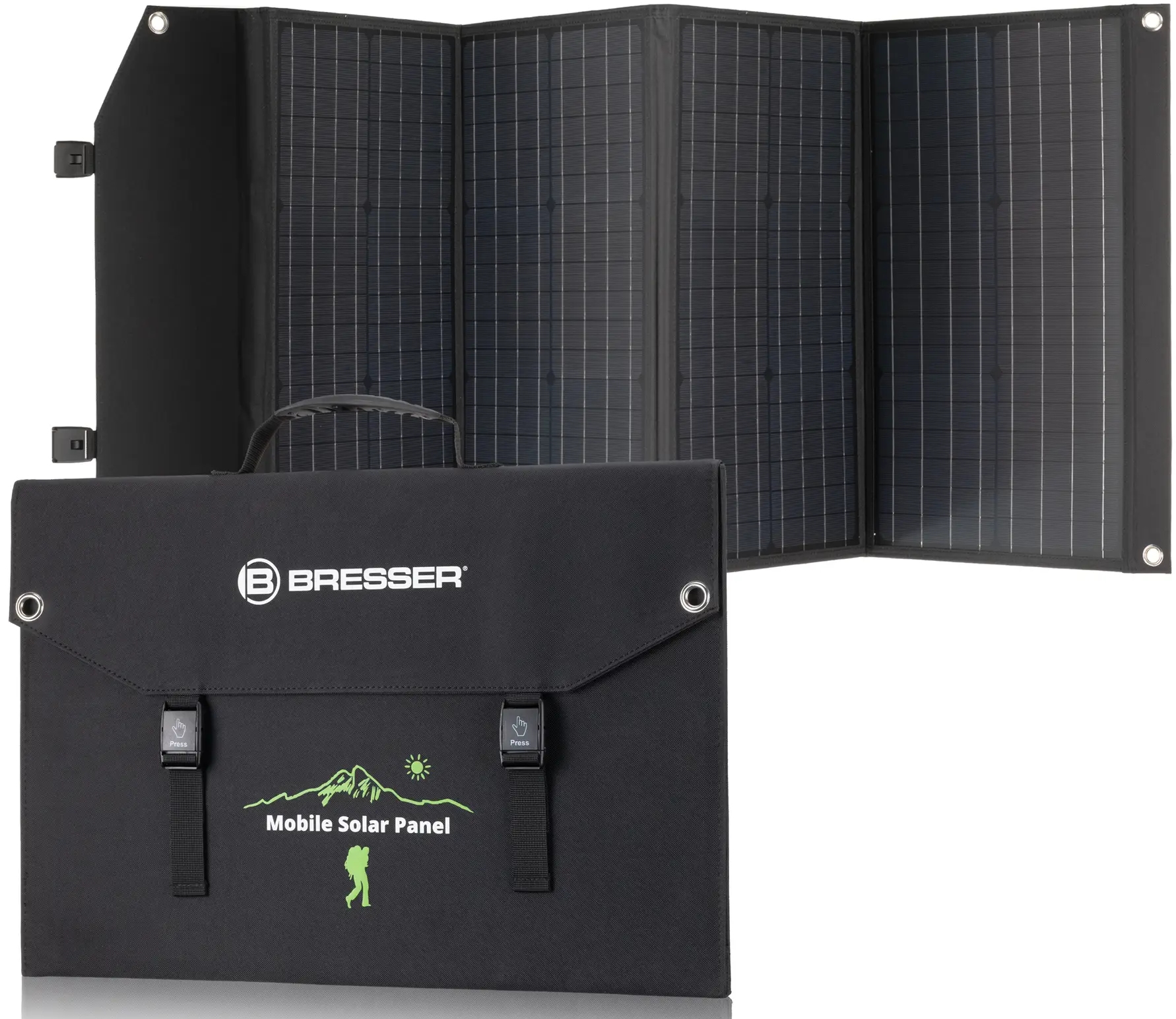 Портативная солнечная панель Bresser Mobile Solar Charger 90 Watt USB DC (3810060) - Фото 1