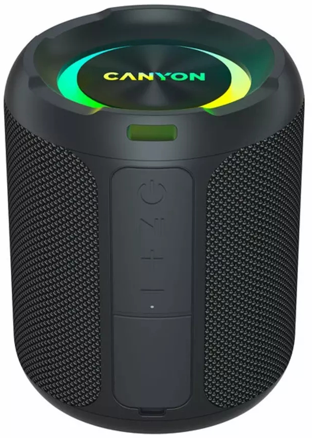 Портативная акустика Canyon OnMove 11 IPX6 TWS 20W EQ RGB Black (CNE-CBTSP11) - Фото 1