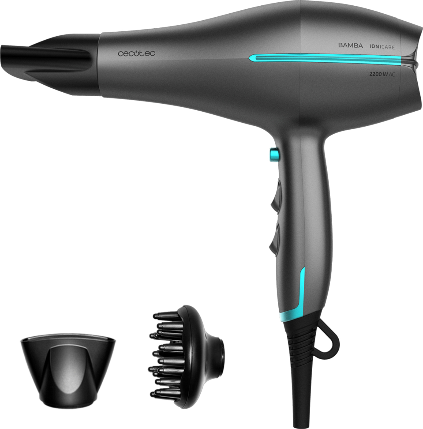 Фен Cecotec Bamba IoniCare 5300 Maxi Aura Black (CCTC-04203)