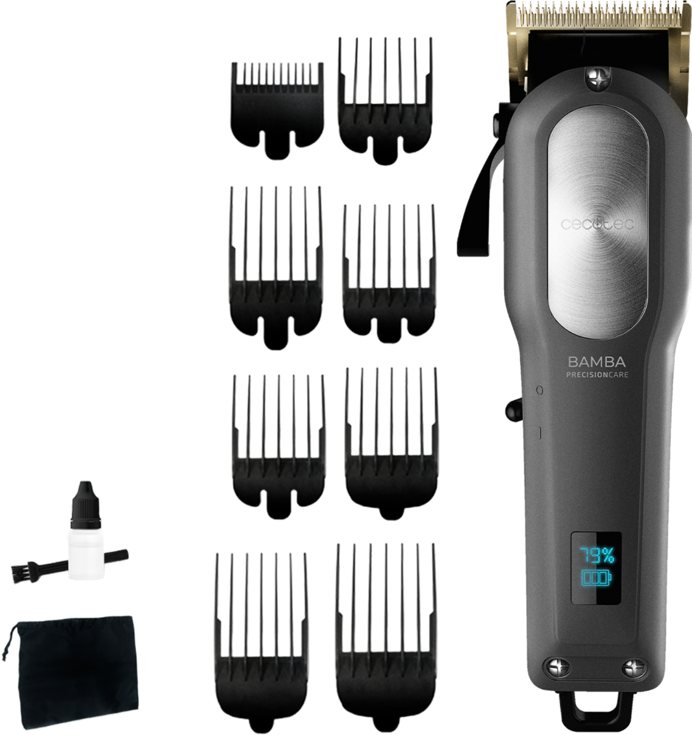 Машинка для стрижки волос Cecotec Bamba PrecisionCare ProClipper Titanium Go (04218) - Фото 1