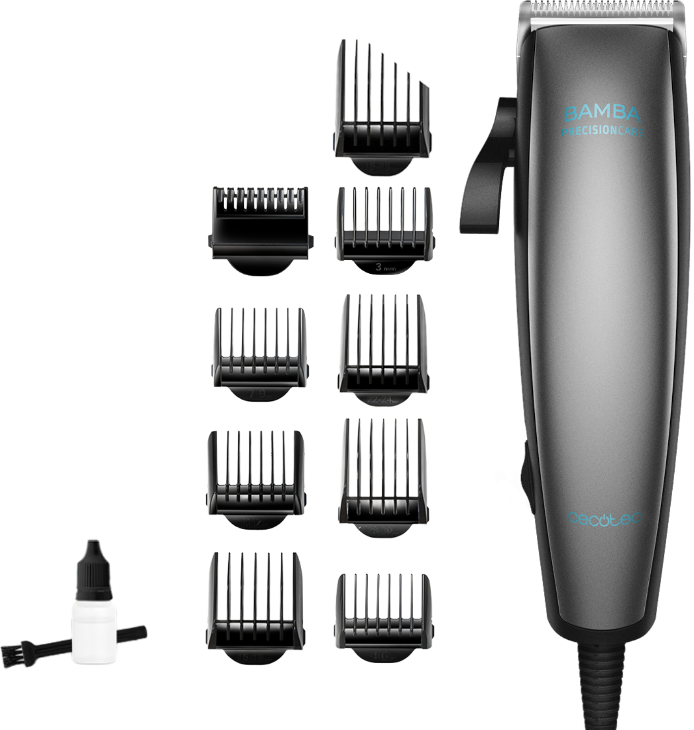 Тример для вусів і бороди Cecotec Bamba PrecisionCare Power Blade Titanium (CCTC-04232) - Фото 1