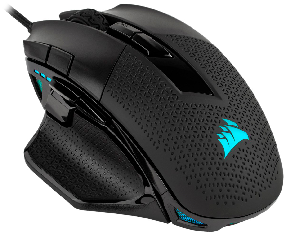 Мышь проводная игровая Corsair Nightsword RGB Black (CH-9306011-EU) - Фото 1