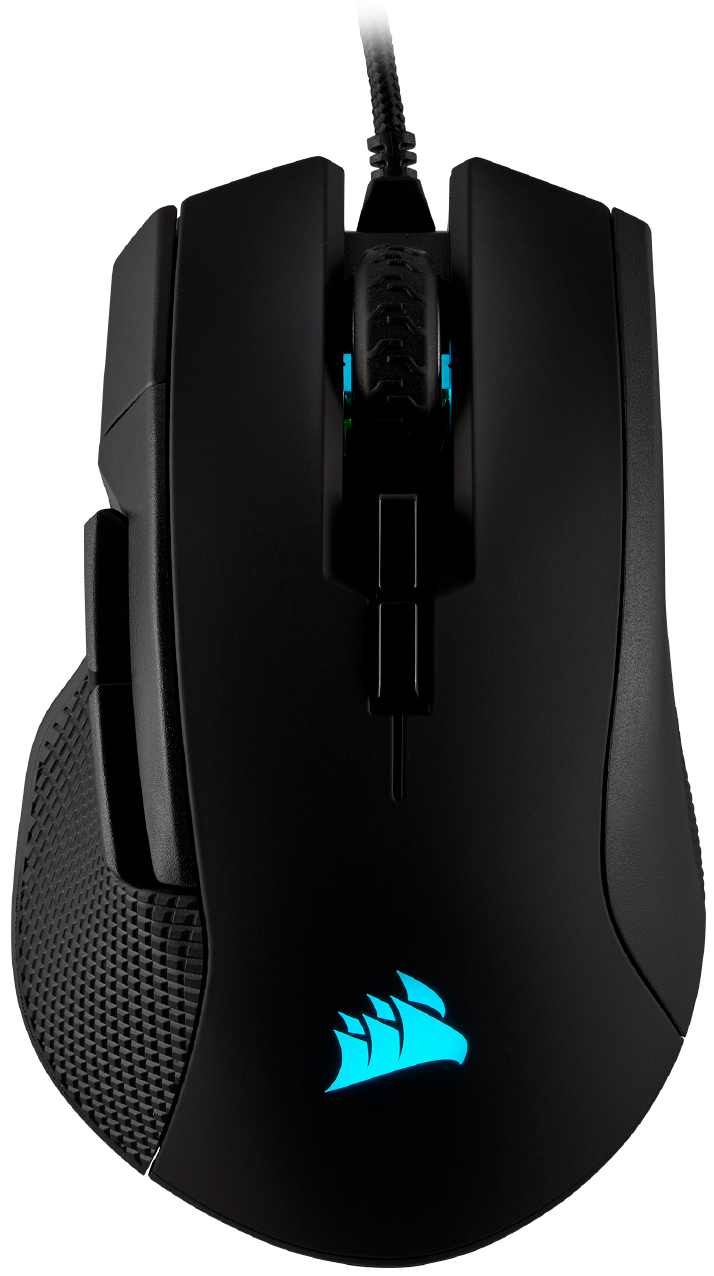 Мышь проводная игровая Corsair Ironclaw RGB Black (CH-9307011-EU) USB - Фото 1