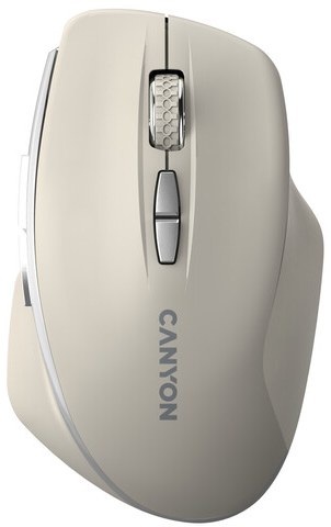 Мышь беспроводная Canyon MW-21 Cosmic Latte (CNS-CMSW21CL) - Фото 1