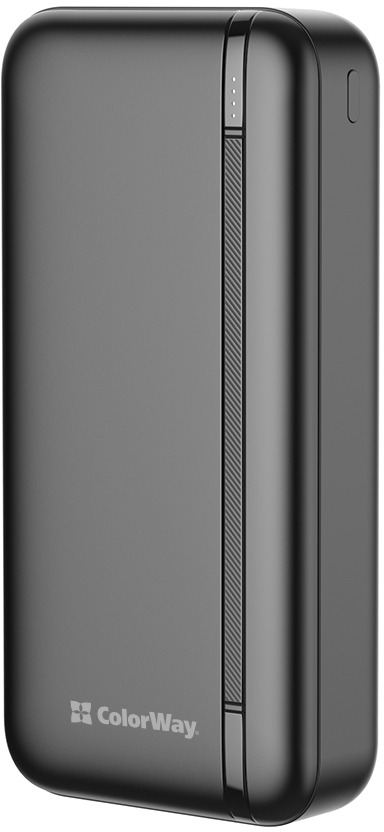 Батарея мобильная Colorway 20000 Ah Portable Charger USB QC3.0 + USB-C PD22.5W Black (CW-PB200LPB4BK-PD) - Фото 1