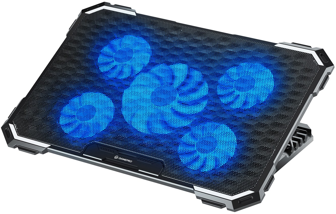 Підставка під ноутбук охолоджуюча GamePro CP485 Black - Фото 1