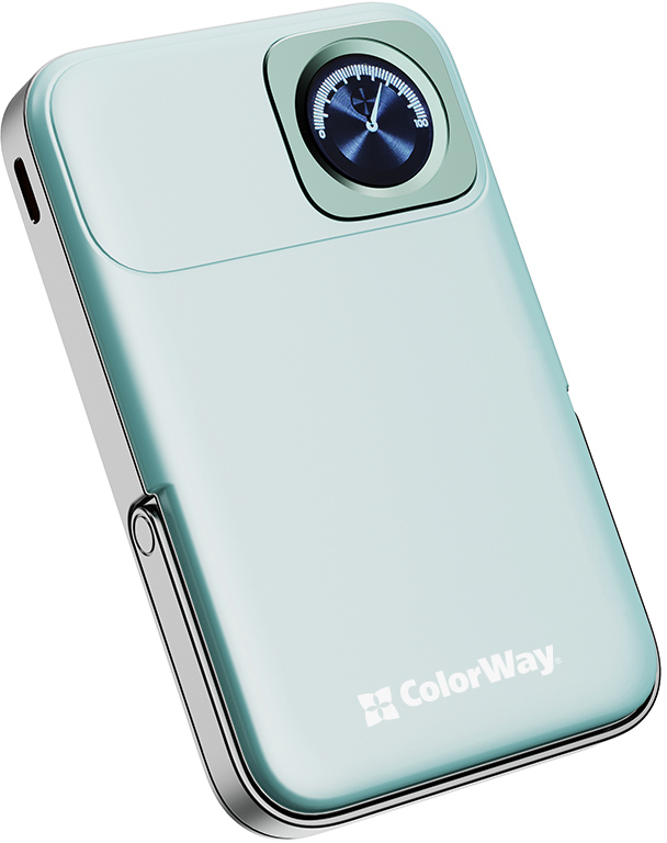 Купити Батарея мобільна Colorway Power Bank 10 000 mAh 15W MagSafe & Watch Wireless Aquamarine USB-C PD 22.5W (CW-PB100LPA2MT-WPDD) - Фото 1 Батарея мобільна Colorway Power Bank 10 000 mAh 15W MagSafe & Watch Wireless Aquamarine USB-C PD 22.5W (CW-PB100LPA2MT-WPDD) - Фото 1