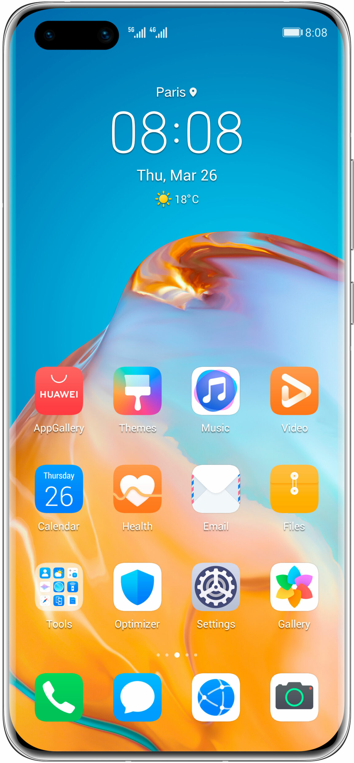 Защитная пленка для смартфона DEVIA под чехол for Huawei P40 Pro (XK-DV-HWP40PRF) - Фото 1