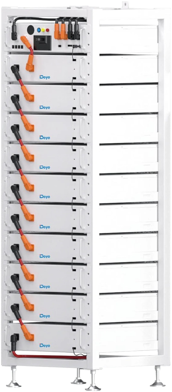 Система хранения энергии Deye BOS-A10, 76.8kW, 384V, 200Ah, LiFePO4, HVB1000V, RACK - Фото 1