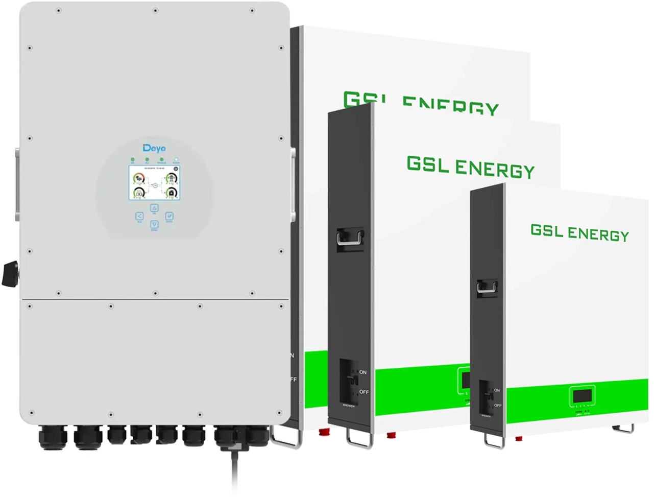 Система хранения энергии Deye SUN-10K-SG04LP3-EU-3GS15.36K-LFP-W - Фото 1