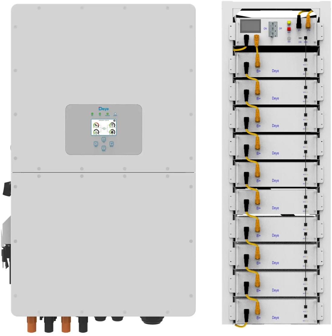 Система хранения энергии Deye SUN-30K-SG01HP3-EU-BM3-BOS-G10-51.2kW-LFP - Фото 1