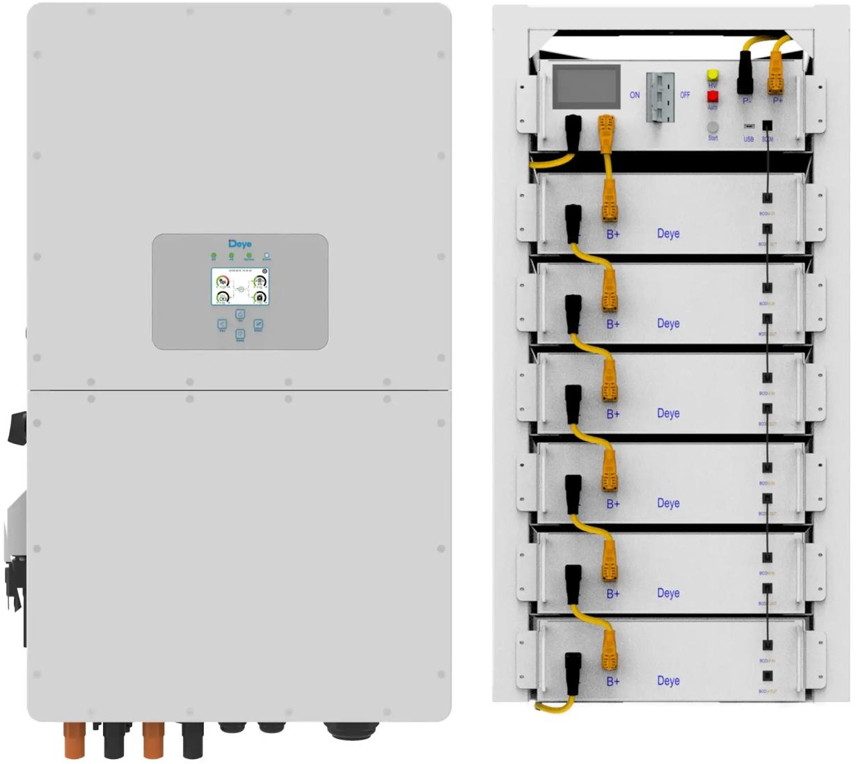 Система хранения энергии Deye SUN-30K-SG01HP3-EU-BM3-BOS-G6-30.72kW-LFP - Фото 1