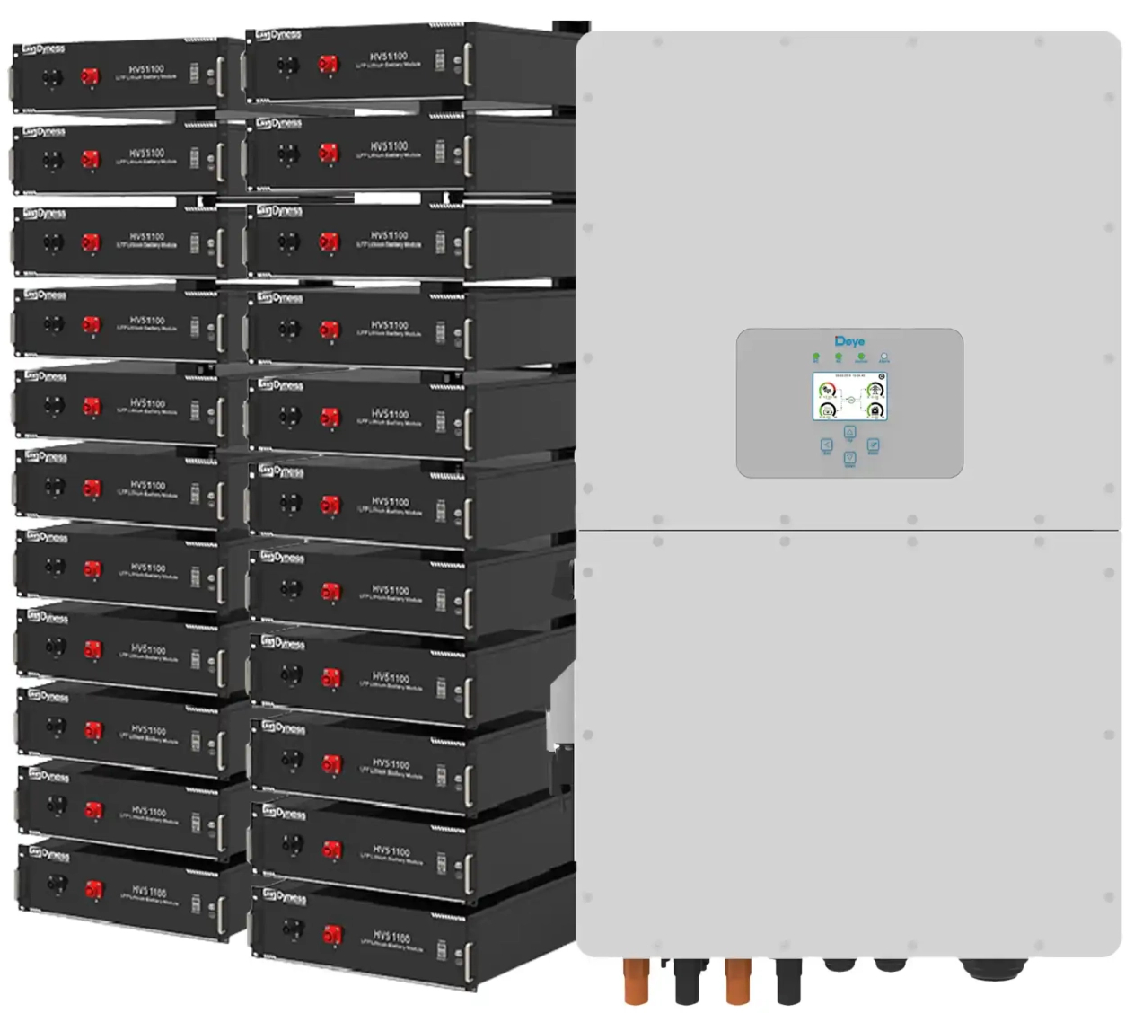 Система хранения энергии Deye SUN-50K-SG01HP3-EU-BM4-2HV51100-11-112.64kW-LFP - Фото 1