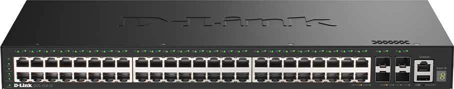 Коммутатор локальної мережі (Switch) D-Link DGS-1530-52 - Фото 1