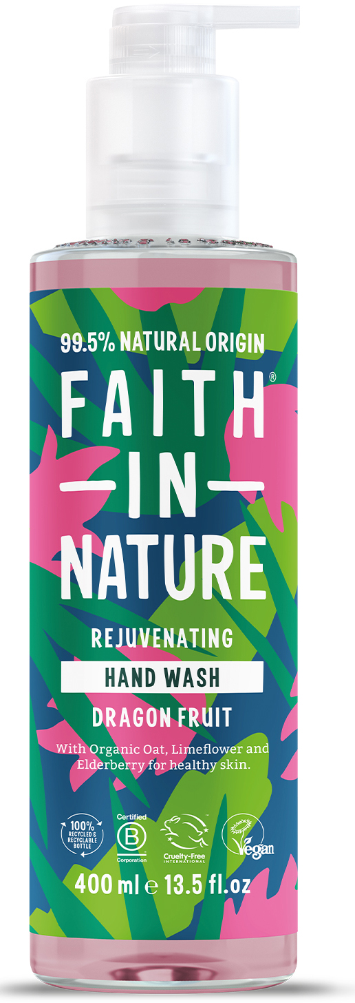 Жидкое мыло для рук Faith In Nature Натуральное с фруктом дракона 400 мл (6.35600) - Фото 1