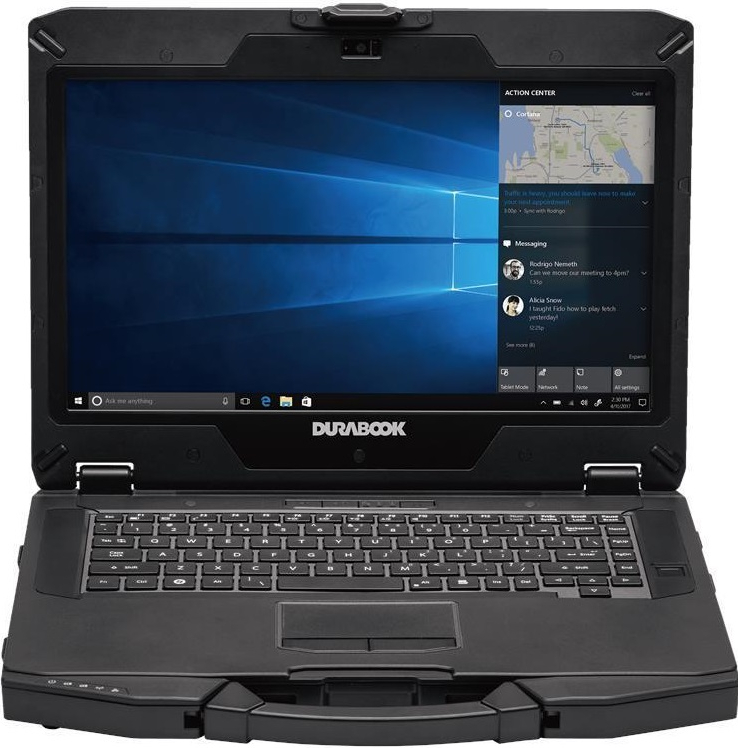 Ноутбук Durabook S14 Standard (S4E2R3AA3BXE) Black - Фото 1