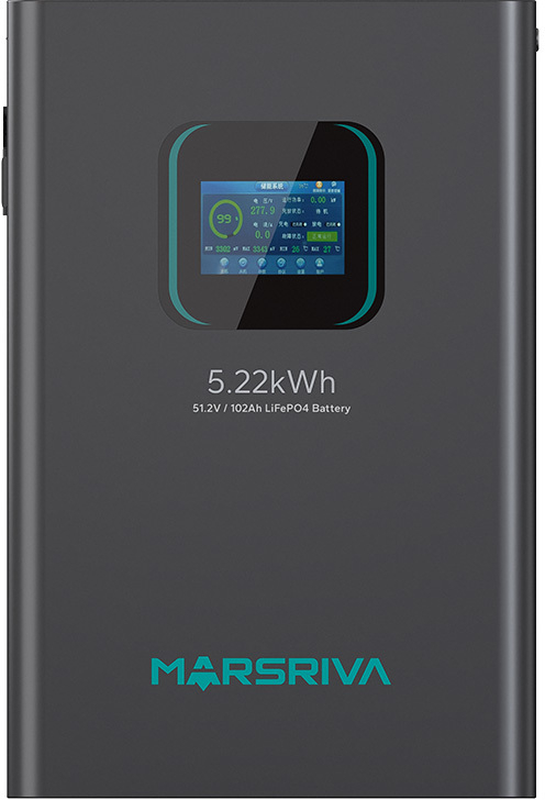 Батарея для солнечного инвертора Marsriva MDEnergy Storage LiFePO4 battery 51.2V/100Ah (MR-LFP48-100-WMD) - Фото 1