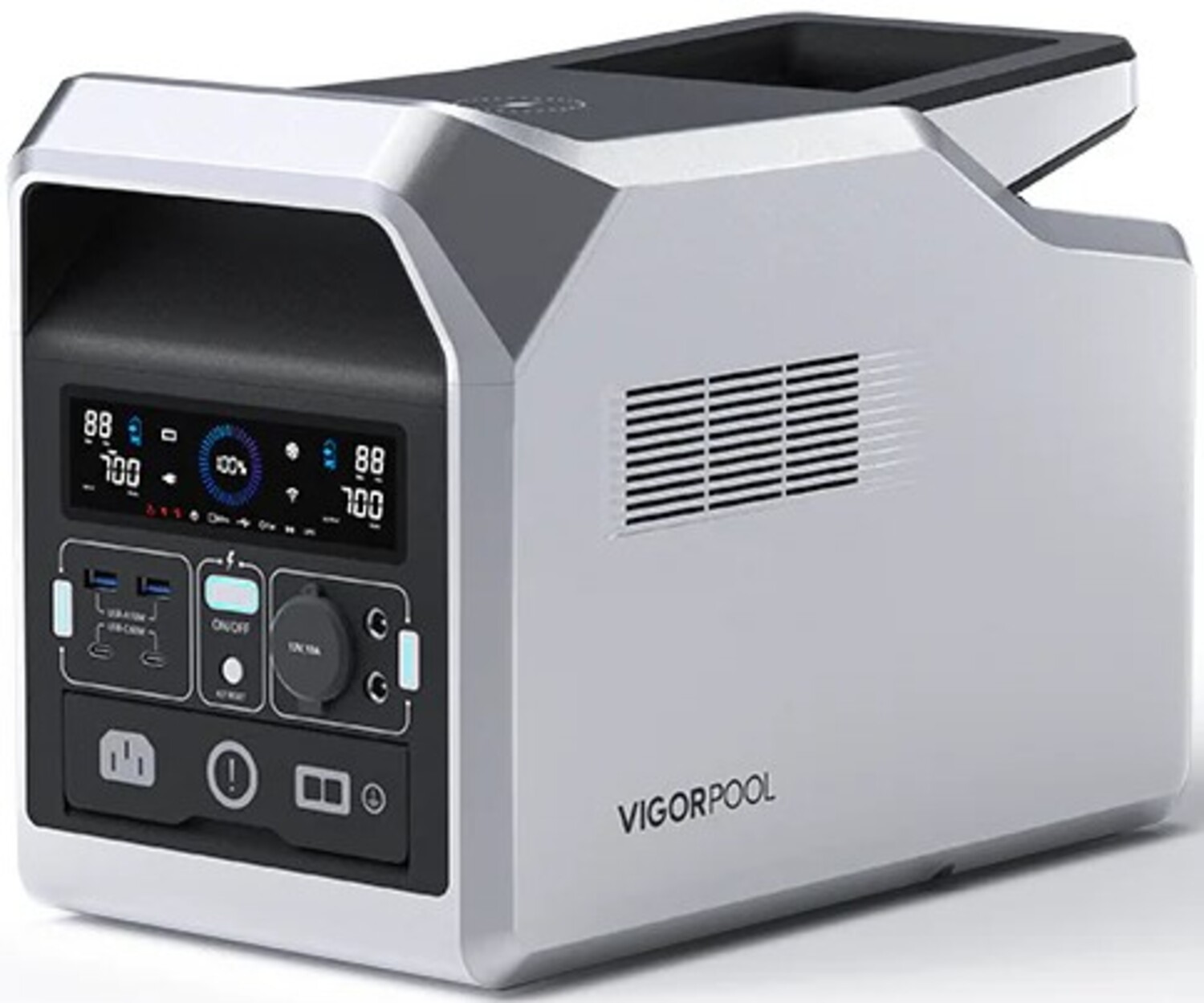 Зарядна станція універсальна VigorPool Captain 700W 672Wh LiFePO4 (VP31-EU) - Фото 1