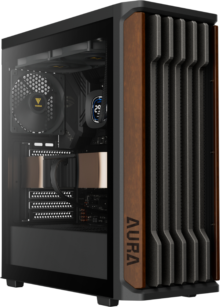 Корпус Gamdias AURA GC11 WOOD Mid-Tower (4711514503753) - Фото 1