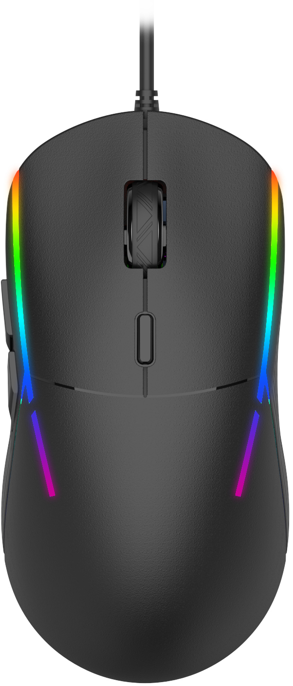 Миша дротова ігрова GamePro USB Black RGB (GM400) - Фото 1