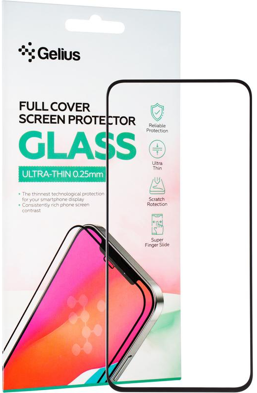 Защитное стекло для смартфона Gelius Full Cover Ultra-Thin 0.25mm for Samsung A356 (A35) Black (97523) - Фото 1