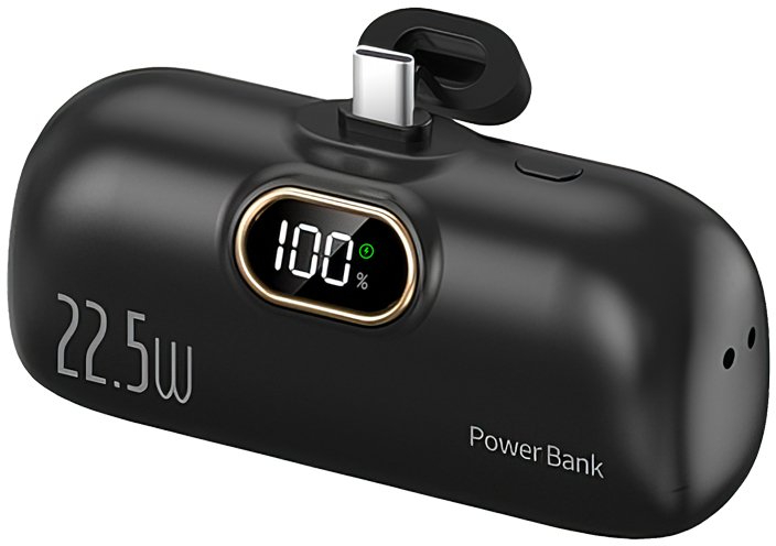 Батарея мобильная Gelius MiniBoost GP-PB310 5000mAh 22,5W Black (99417) - Фото 1
