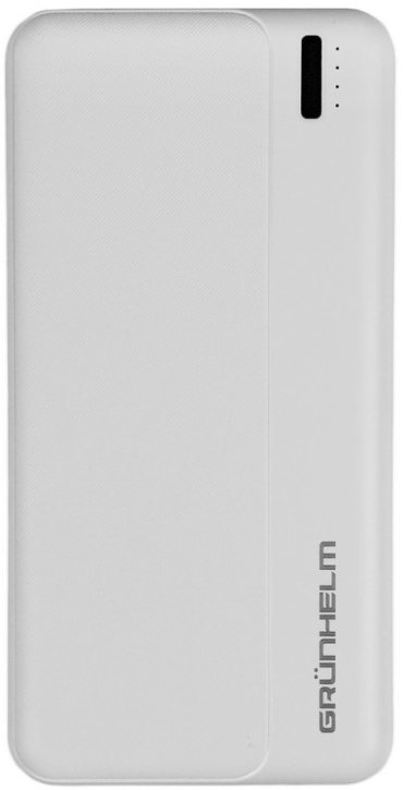 Батарея мобильная Grunhelm 20.000 mAh White (GP-20W) - Фото 1