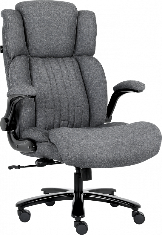 Крісло офісне GT Racer B-5938 Fabric Dark Gray XL - Фото 1