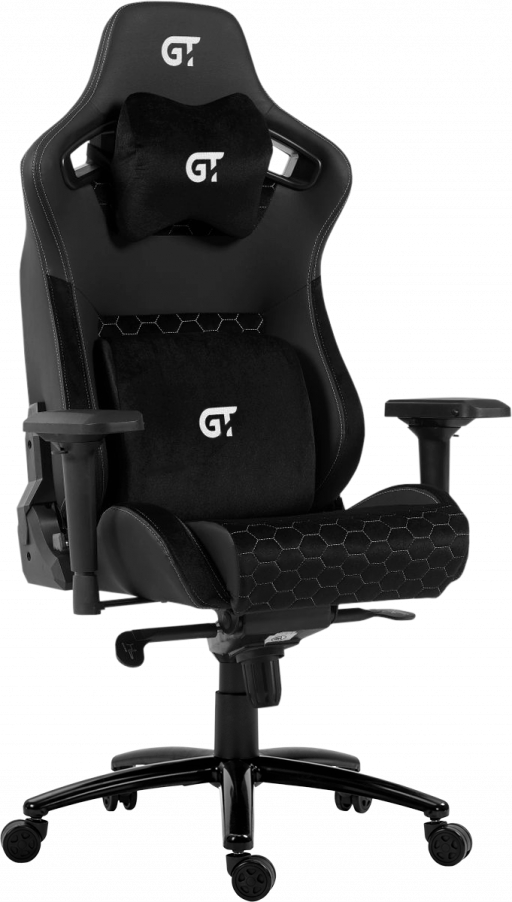 Кресло для геймеров GT Racer X-2471 Black - Фото 1