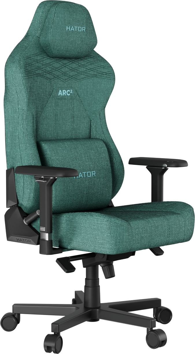 Кресло для геймеров Hator Arc 2 XL Fabric (HTC2108) Emerald - Фото 1