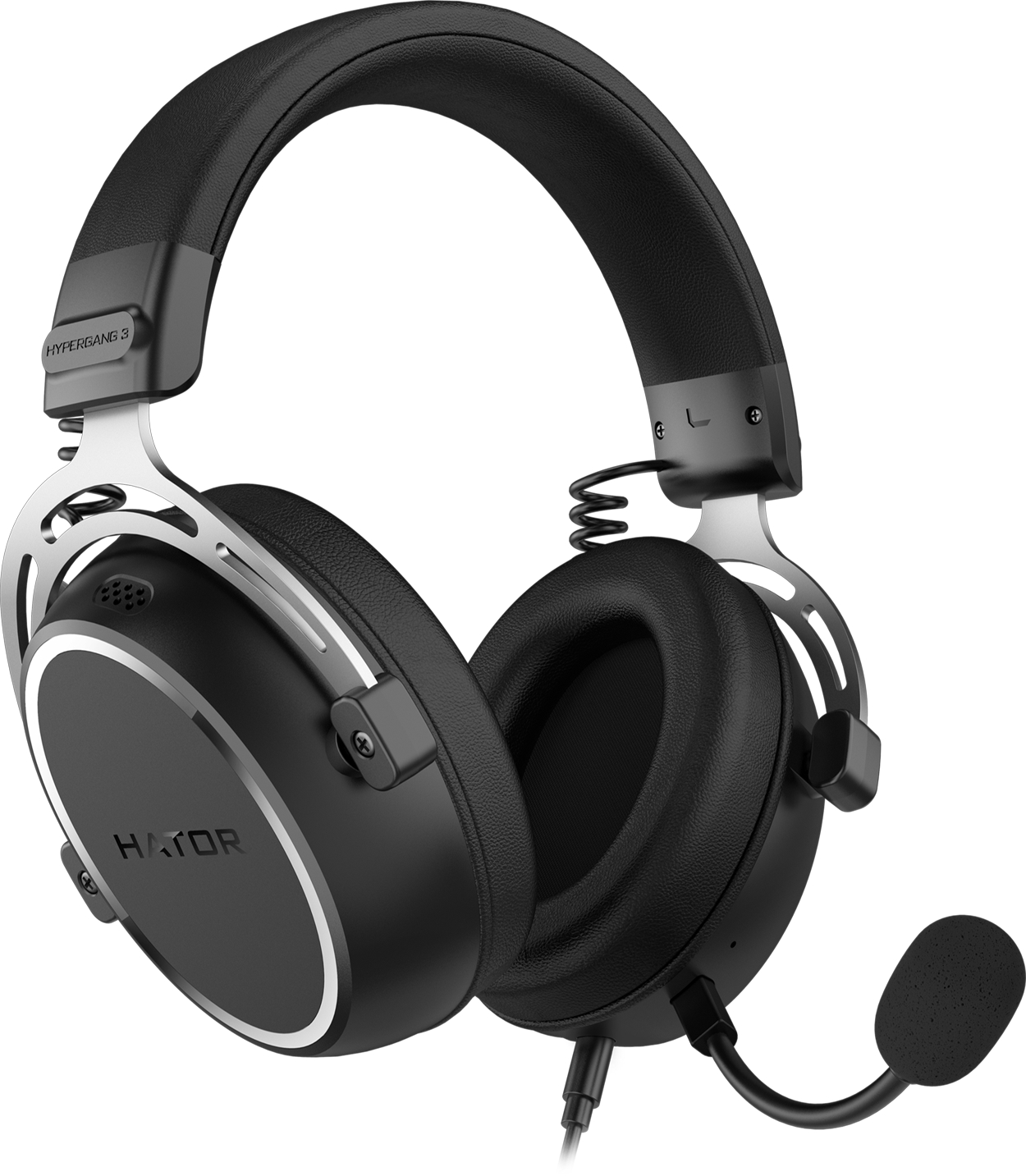 Гарнитура проводная игровая Hator HYPERGANG 3 Hi-Res Black (ESH05) - Фото 1