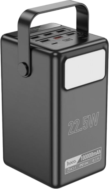 Батарея мобільна HOCO DB03 Endure 22.5W 100 000mAh Black - Фото 1