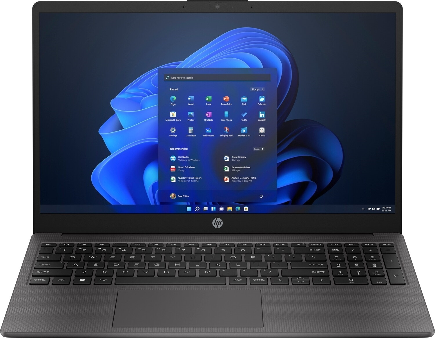 Ноутбук HP 250 G10 (B39RCAT) Dark Silver - Фото 1