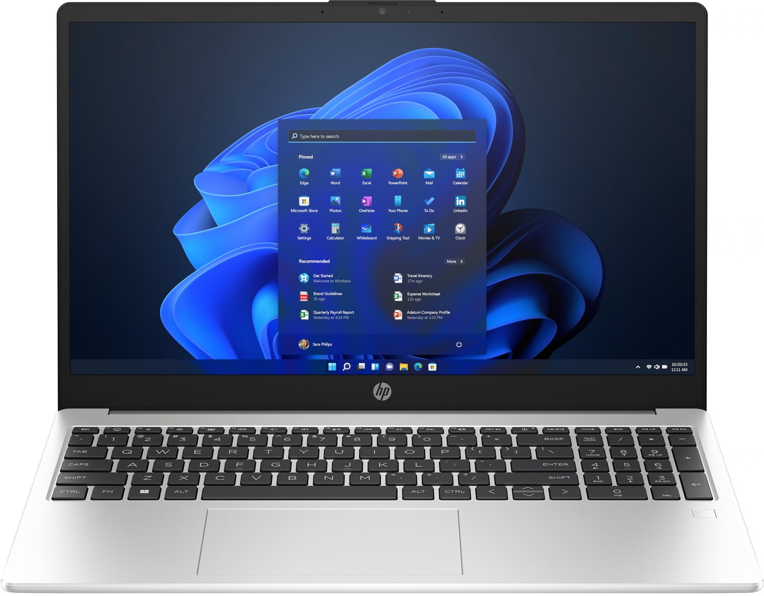 Ноутбук HP 255 G10 (B39NVAT) Silver - Фото 1