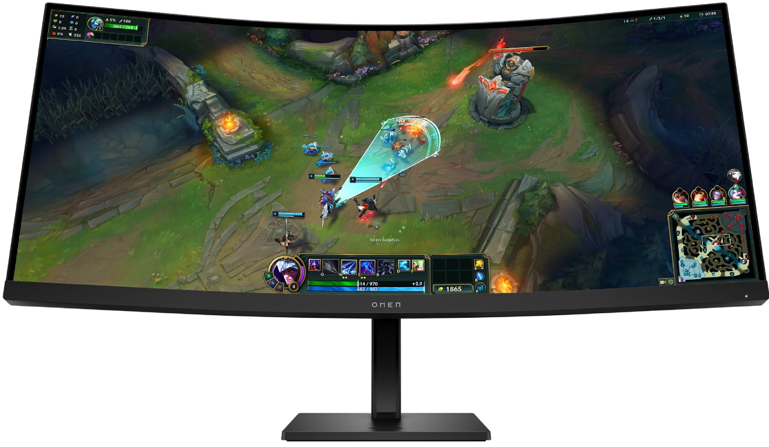 Монітор ігровий HP OMEN 34c G2 (AV4C1AA) - Фото 1