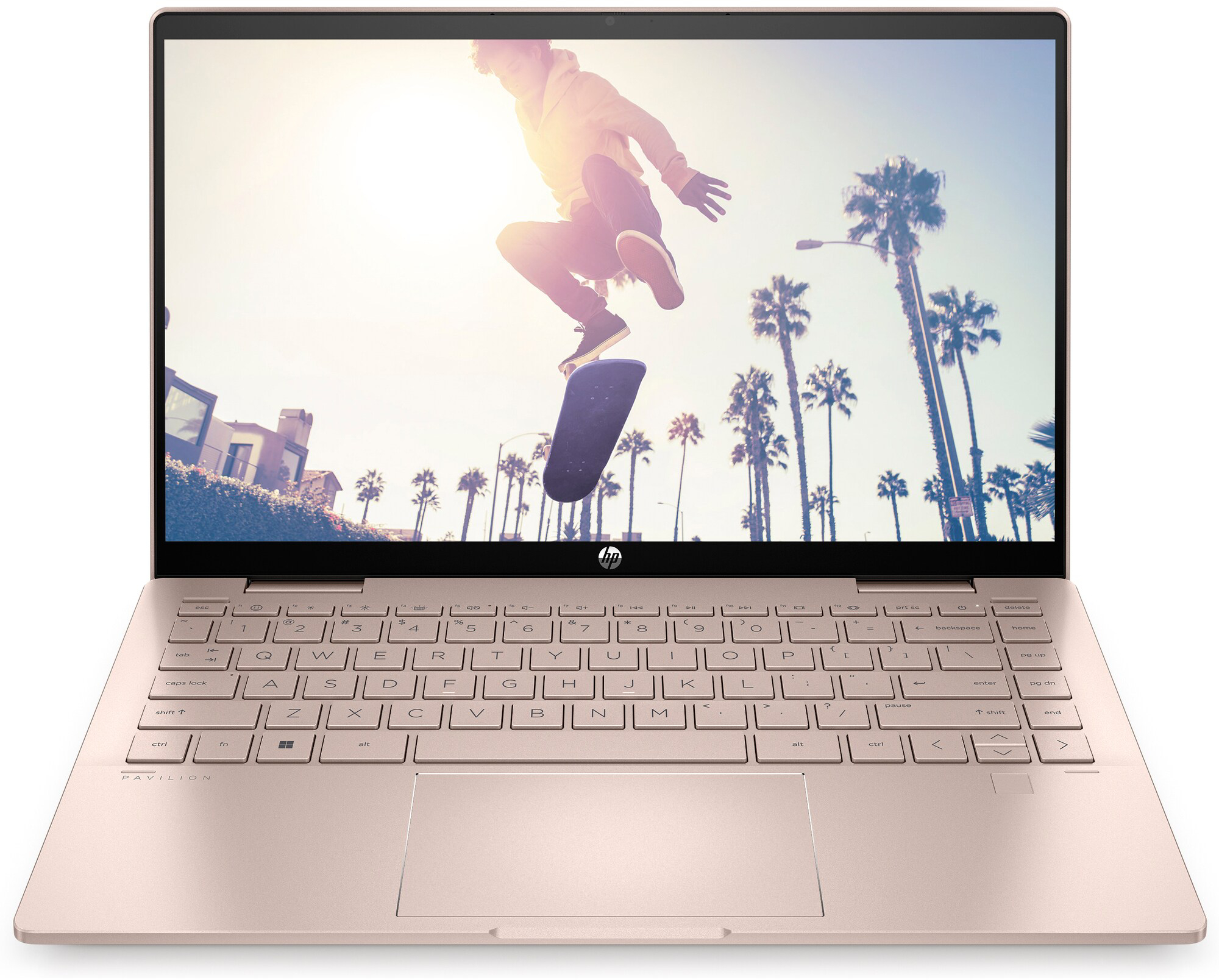 Ноутбук HP Pavilion x360 14-ek2003ua (AQ8P1EA) Pale Golden Rose - Фото 1