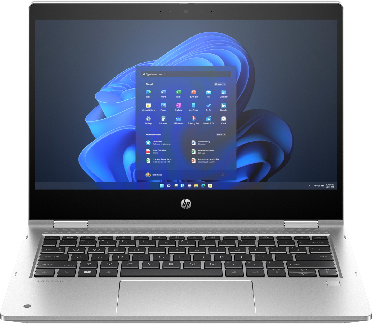 Ноутбук HP Probook x360 435-G10 (AD0Y1ET) Pike Silver Aluminum - Фото 1