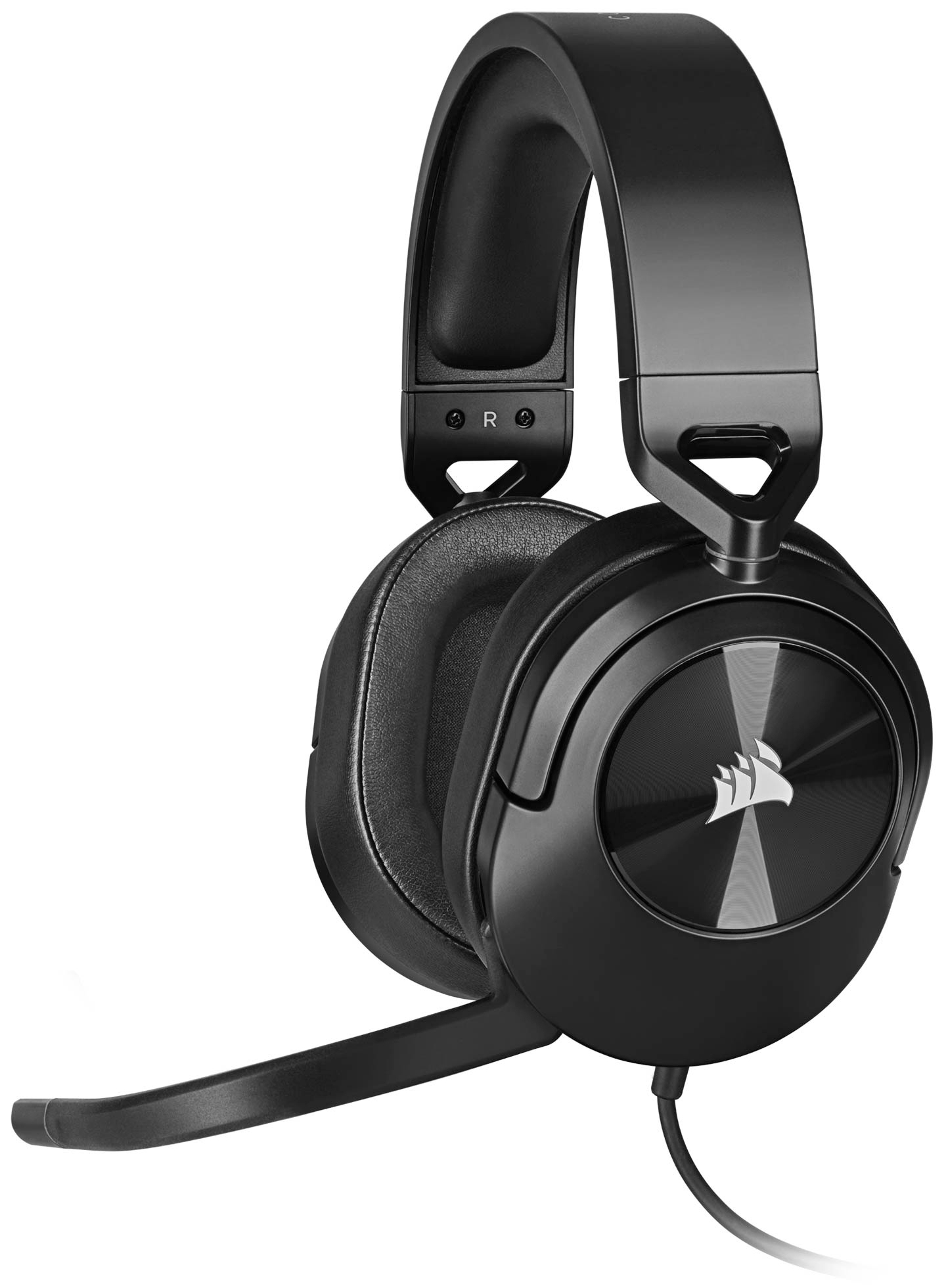 Гарнитура проводная игровая Corsair HS55 Stereo Headset Carbon (CA-9011260-EU) - Фото 1