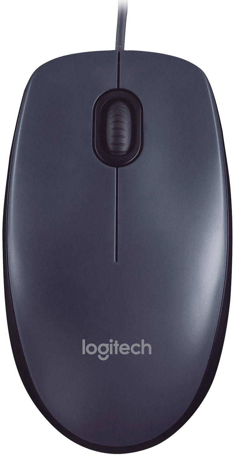 Мышь компьютерная Logitech M90 Dark (910-001794) - Фото 1