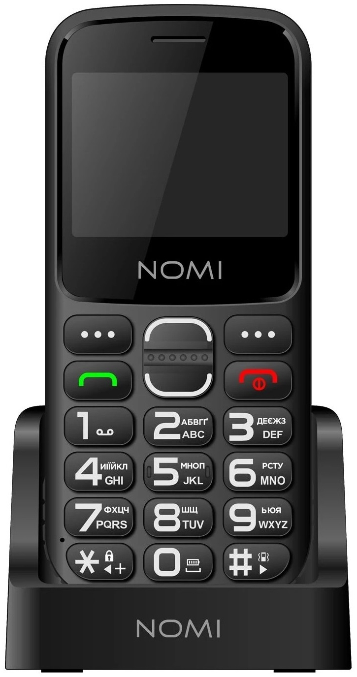 Мобильный телефон Nomi i2320 Dual Sim Black - Фото 1