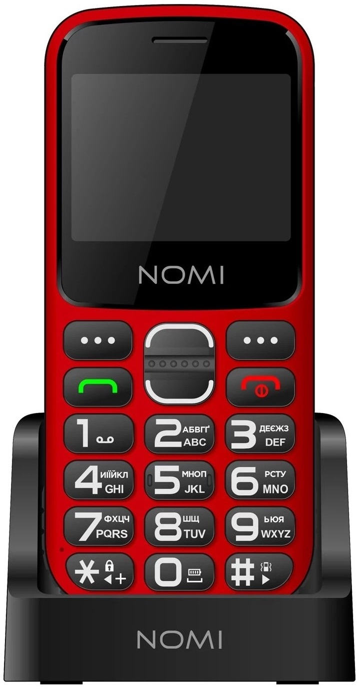 Мобильный телефон Nomi i2320 Dual Sim Red - Фото 1