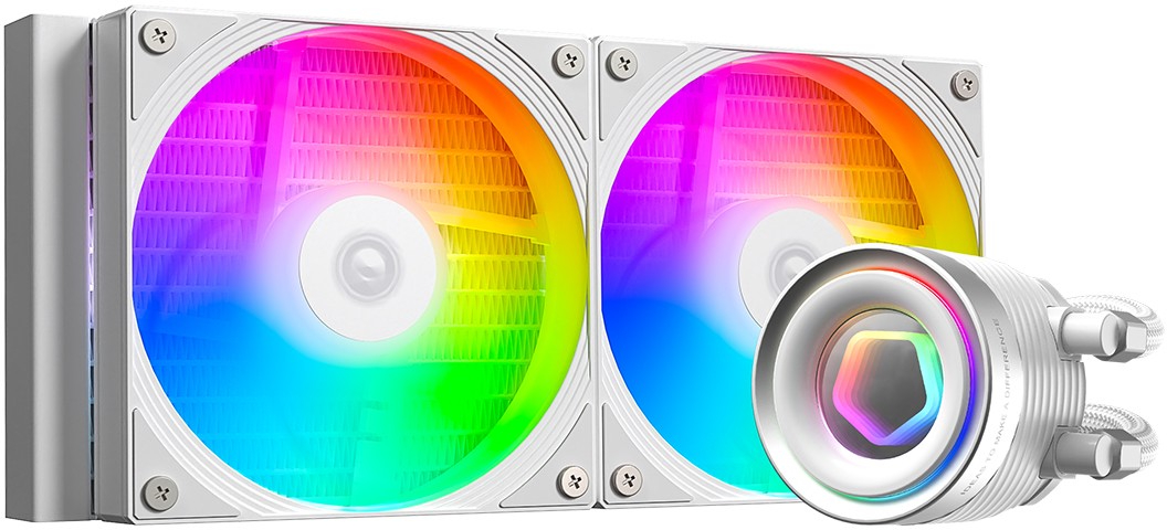 Водяная система охлаждения ID-Cooling FX240 INF White - Фото 1