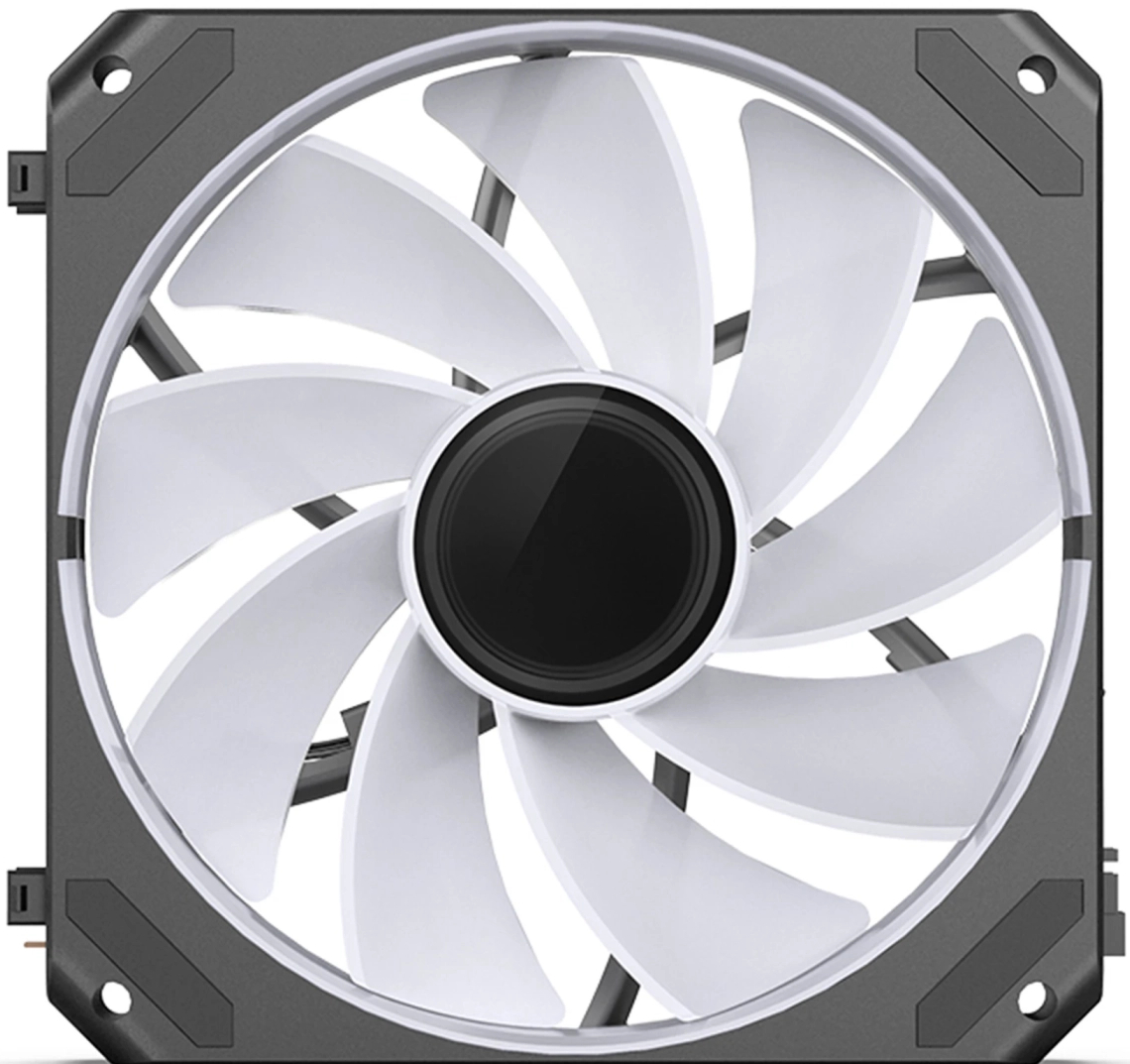 Корпусный вентилятор Jonsbo ZG-120BR 3in1 Reverse  Black - Фото 1